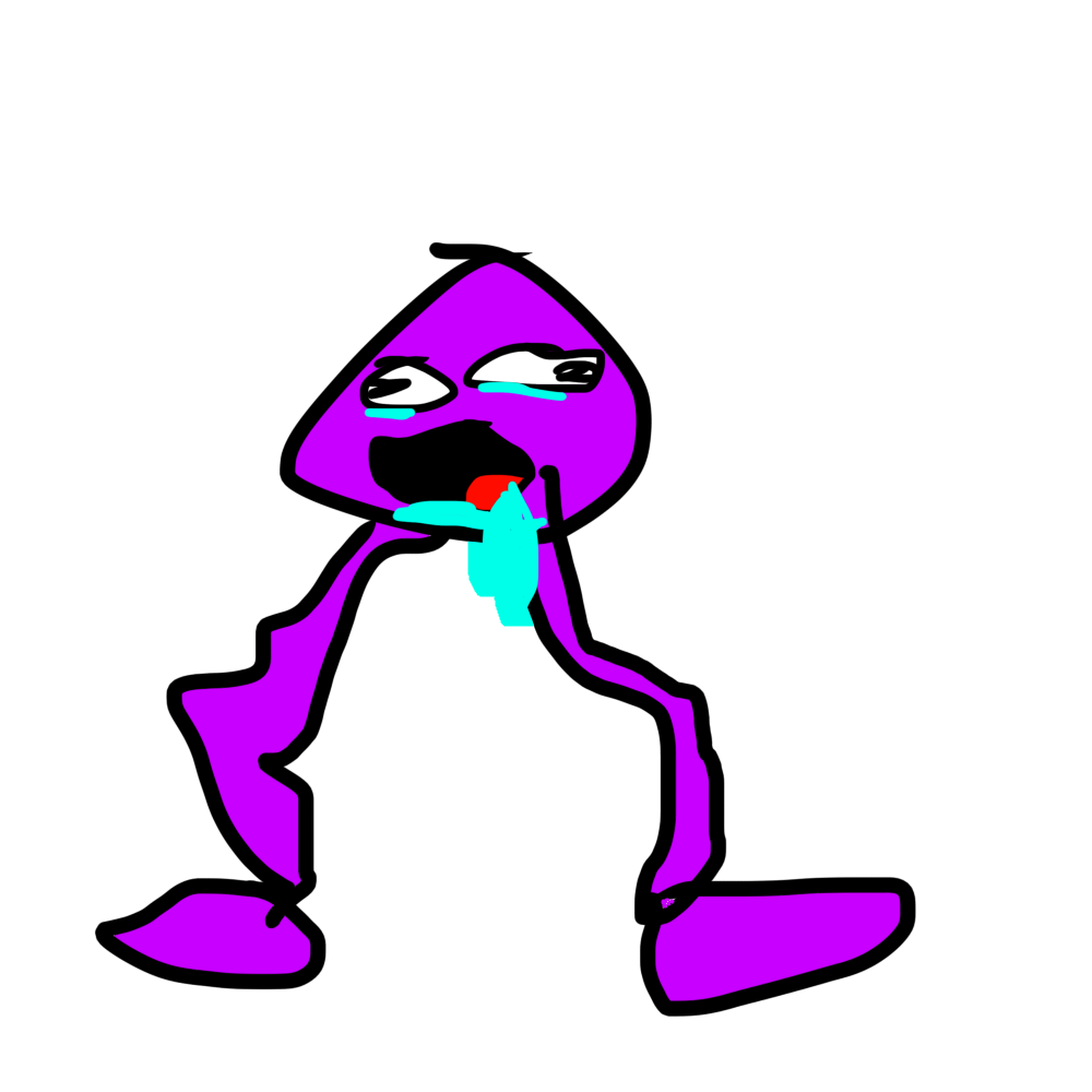 poorly made drawing of parry p by beeman